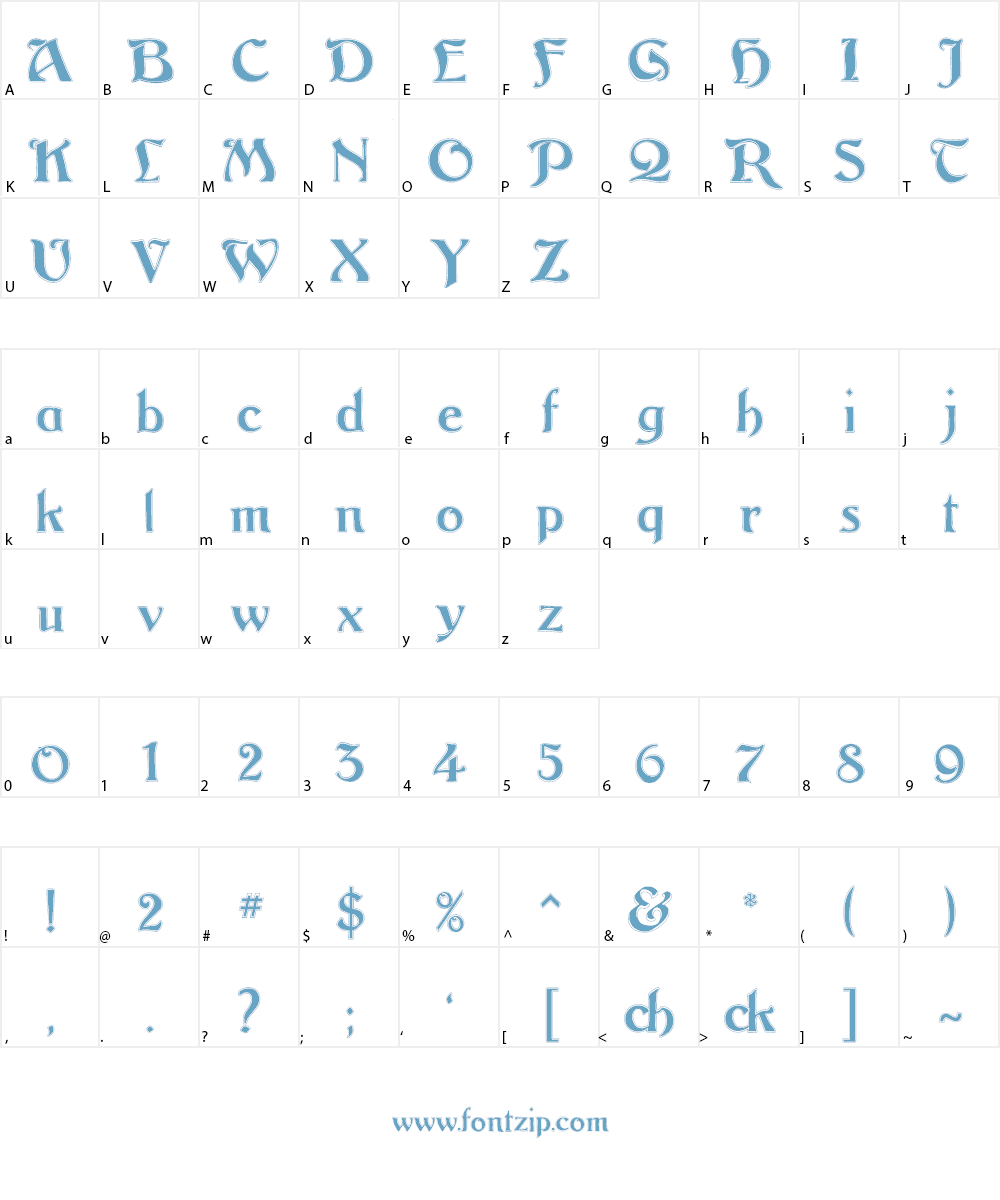 Argos George Font Character